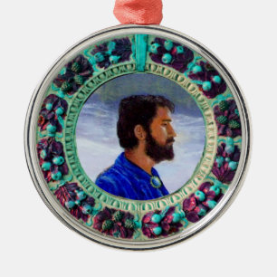 Ornamento De Metal Modelo de Fotografia do FLORENTINE RENAISSANCE FRU