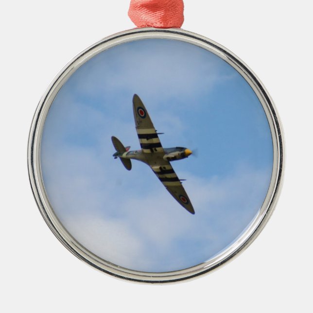 Ornamento De Metal Modelo do Spitfire MK IX MK923 (Frente)