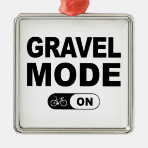 Ornamento De Metal Modo Gravel ativado