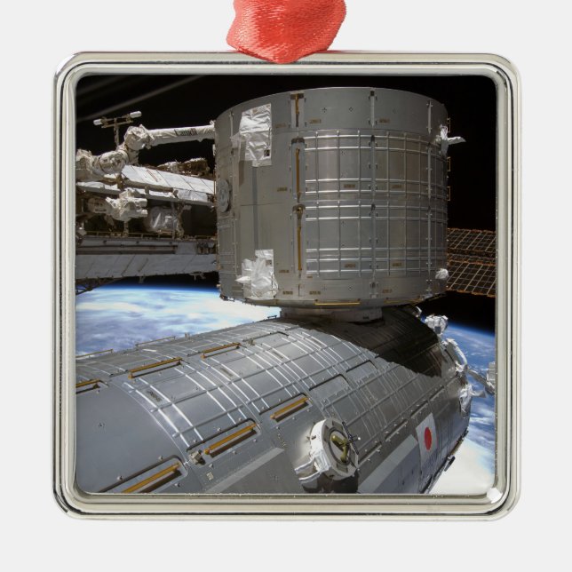 Ornamento De Metal Módulo 2 Pressurizado Japonês Kibo (Frente)