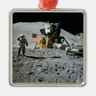 Ornamento De Metal Módulo Lunar Apollo 15 Lunar Landing 1971 Nasa