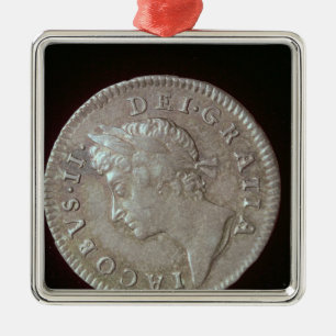 Ornamento De Metal Moeda de James II