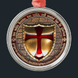 ORNAMENTO DE METAL MOEDA DE TEMPLAR<br><div class="desc">CAVALEIROS TEMPLAR</div>