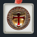 ORNAMENTO DE METAL MOEDA DE TEMPLAR<br><div class="desc">CAVALEIROS TEMPLAR</div>