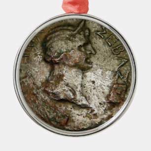 Ornamento De Metal Moedas Romanas Antigas