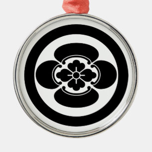 Ornamento De Metal Mokko em um círculo