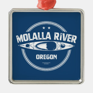 Ornamento De Metal Molalla River Oregon Kayaking