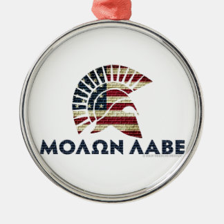 Ornamento De Metal Molon Labe!