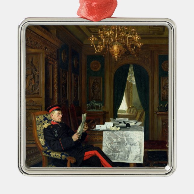 Ornamento De Metal Moltke em Versalhes, 1872 (Frente)