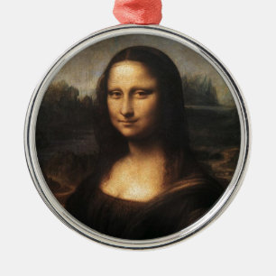 Ornamento De Metal Mona Lisa