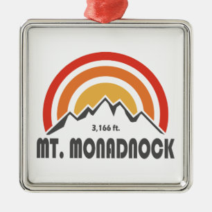Ornamento De Metal Monadnock New Hampshire
