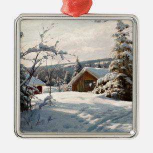 Ornamento De Metal Monsted - Paisagem de inverno em Solbelyst