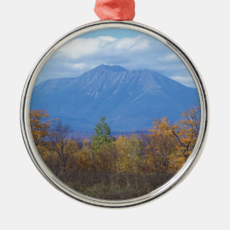 Ornamento De Metal Montagem Katahdin na queda 2