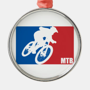 Ornamento De Metal Montanha Bike All-Star