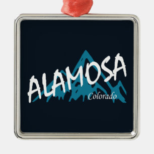 Ornamento De Metal Montanhas Alamosa Colorado