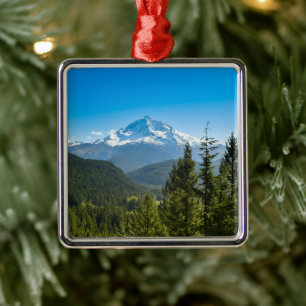 Ornamento De Metal Montanhas Mt. Hood Oregon