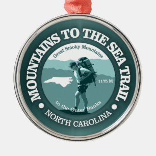 Ornamento De Metal Montanhas para a Trilha Marítima (T)