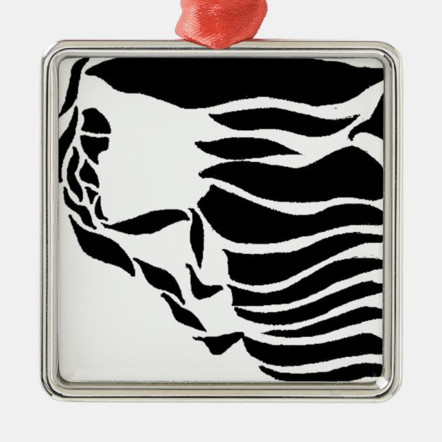 Ornamento De Metal Montanhista de rocha (Frente)