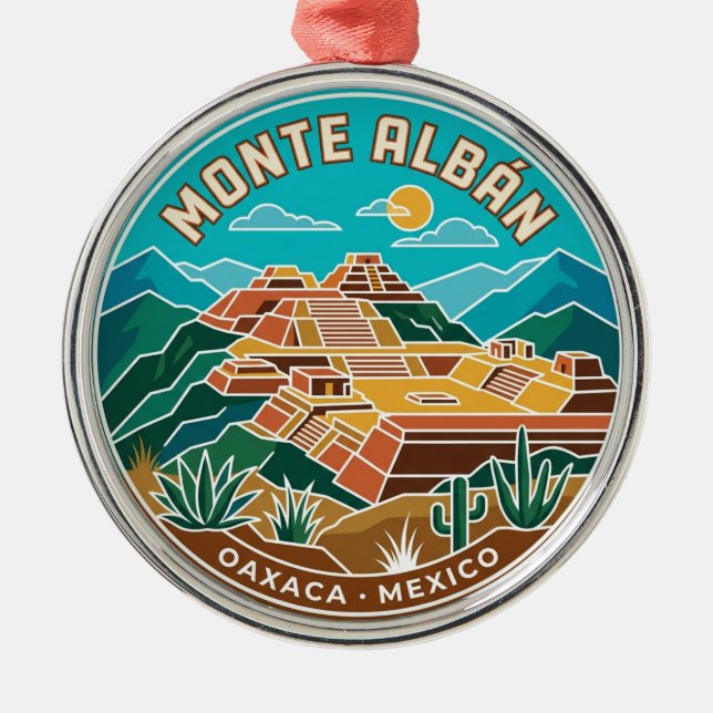 Ornamento De Metal Monte Albán México (Frente)