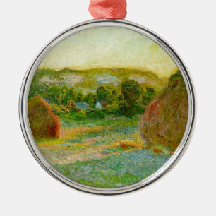 Ornamento De Metal Monte de feno de Claude Monet //