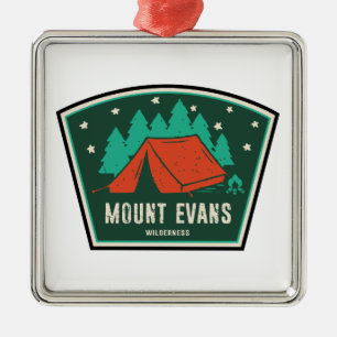Ornamento De Metal Monte Evans Wilderness Colorado Camping