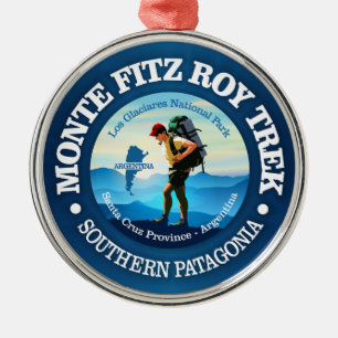 Ornamento De Metal Monte Fitz Roy Trek (C)