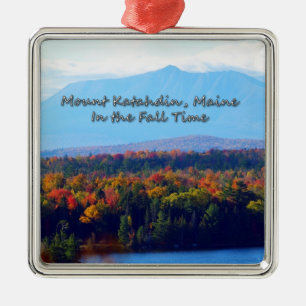 Ornamento De Metal Monte Katahdin No Queda