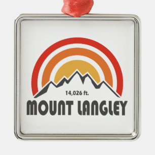 Ornamento De Metal Monte Langley Califórnia