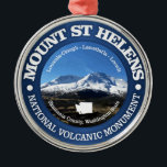 Ornamento De Metal Monte Ruas Helens<br><div class="desc">Monte Ruas Helens,  estado de Washington</div>