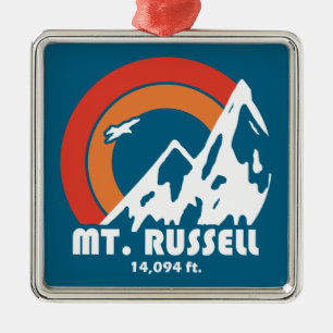 Ornamento De Metal Monte Russell California Sun Eagle
