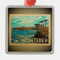 Monterey California Ornament Viagens vintage