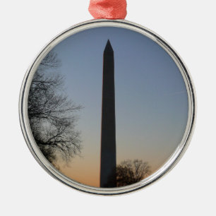 Ornamento De Metal Monumento a Washington no Sunset