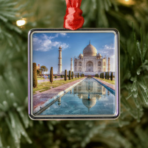 Ornamento De Metal Monumentos   Taj Mahal Sunrise