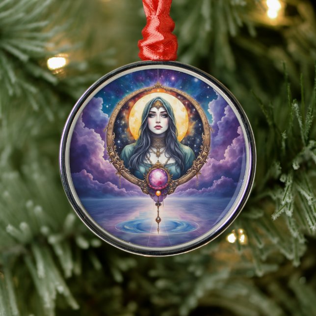 Ornamento De Metal Moonbound Dreamkeeper – Guardian of the Night.   (Árvore)