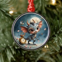 Ornamento De Metal Moonlit Creature Caelum Tickwing