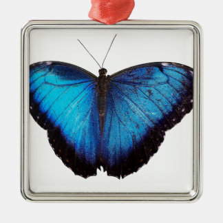 Ornamento De Metal Morpho azul Butterflie