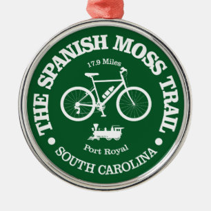 Ornamento De Metal Moss Trail (ciclismo) espanhol