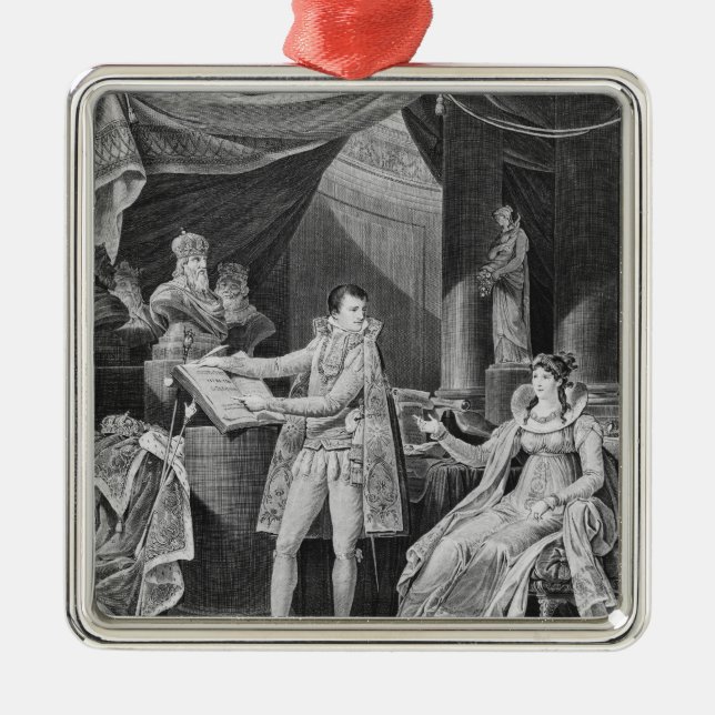 Ornamento De Metal Mostrando os artigos do código civil (Frente)