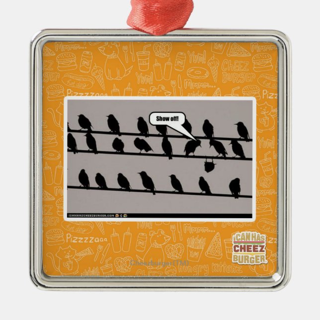 Ornamento De Metal Mostre fora! (Frente)