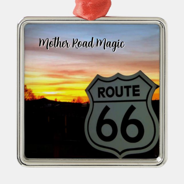 Ornamento De Metal Mother Road Magic (Frente)