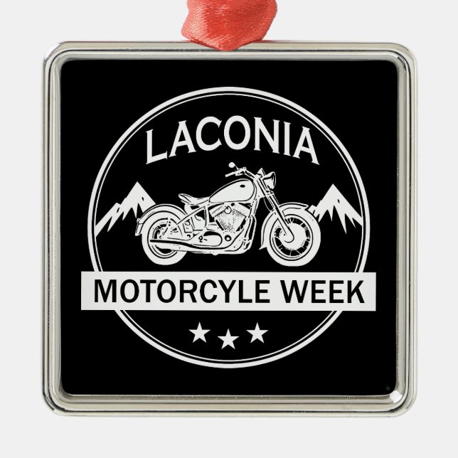 Ornamento De Metal Motocicleta Laconia (Frente)