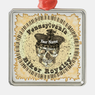 Ornamento De Metal Motociclista da Pensilvânia
