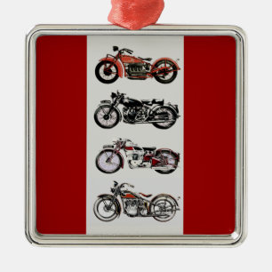 ORNAMENTO DE METAL MOTOCICLOS DE VINTAGEM