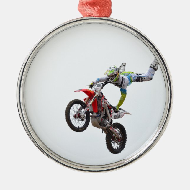 Ornamento De Metal Motocross do estilo livre (Frente)