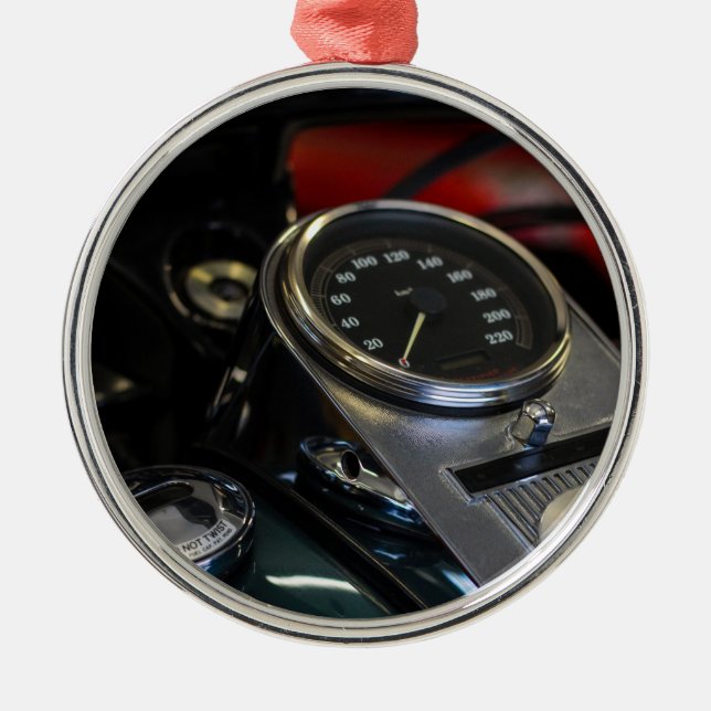 Ornamento De Metal Motorcicleta Biker Rider (Frente)