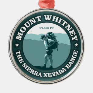 Ornamento De Metal Mount Whitney