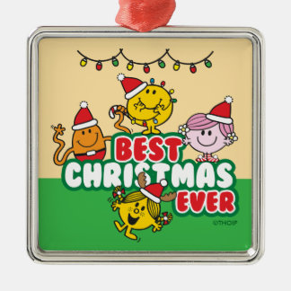 Ornamento De Metal Mr Men Little Miss Best Christmas Ever