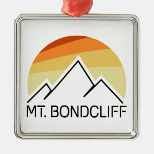 Ornamento De Metal Mt. Bondcliff New Hampshire Retro
