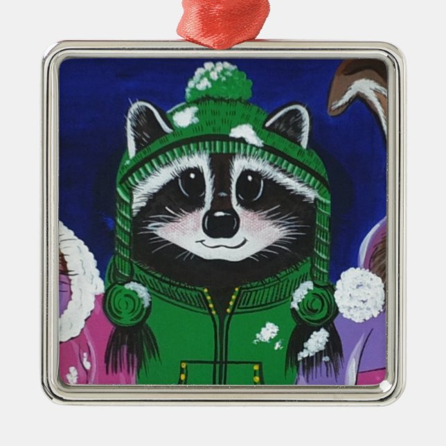 Ornamento De Metal Mt. Brats de Solteiro (Frente)