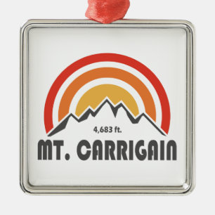 Ornamento De Metal Mt. Carrigain New Hampshire